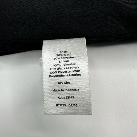 Talbots‎ Women's Black Houndstooth Wool Y2K Business Career Pencil Skirt 4P/W29 - Picture 9 of 14